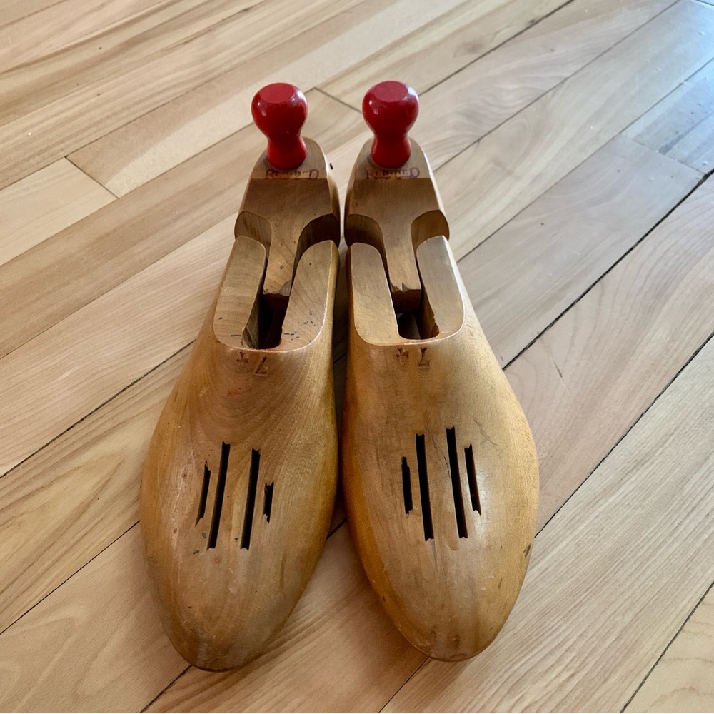 Vintage Wood Shoe Stretchers Red Hed Brand
